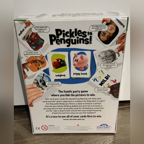 New! Pickles to Penguins! Quick-Thinking Card Matching Game - Picture 4 of 8